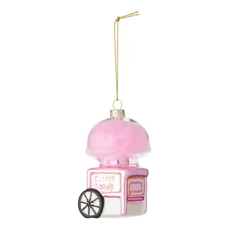 COTTON CANDY ORNAMENT GLASS