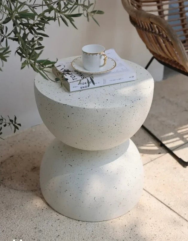 Pebble Concrete Side Table