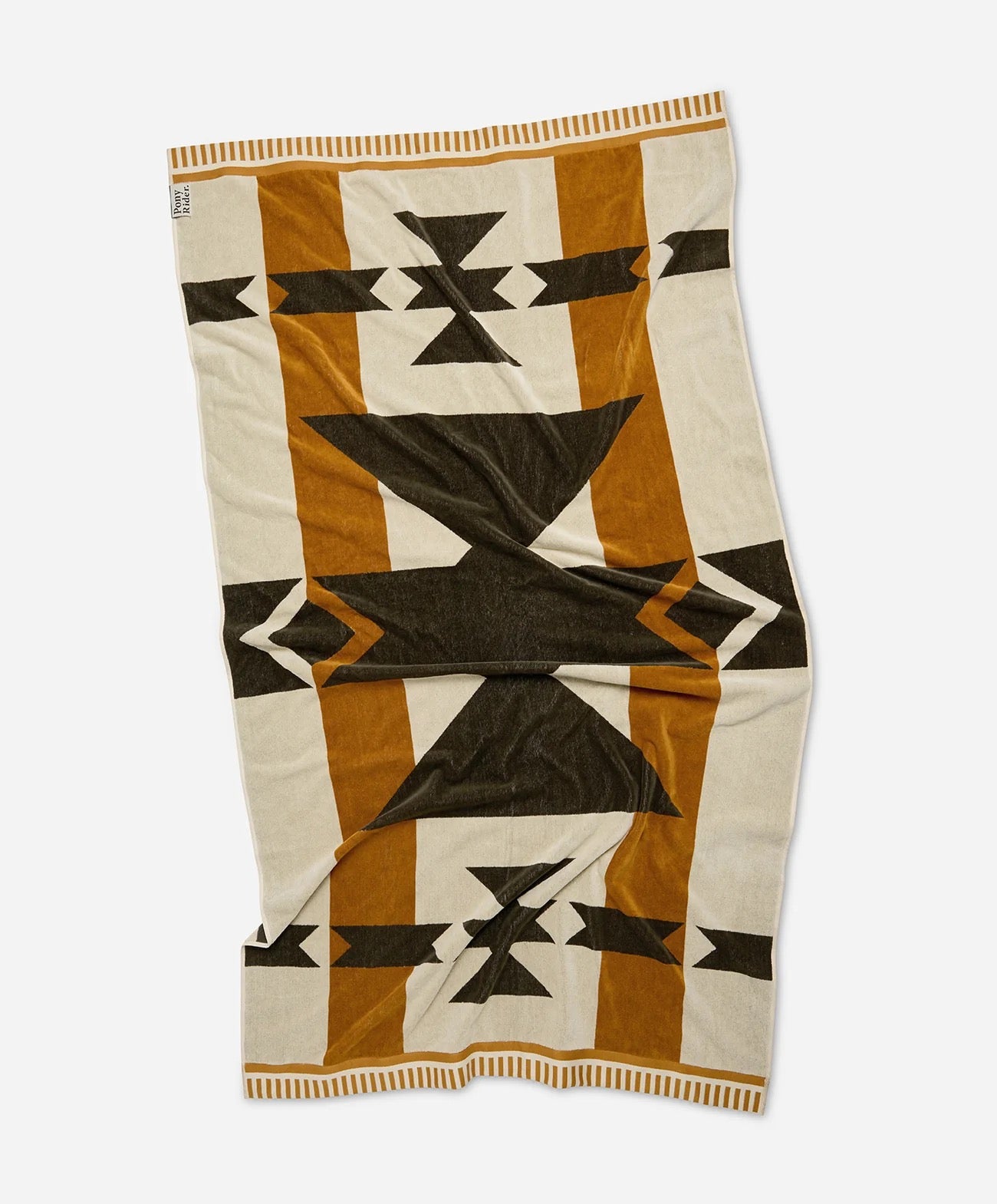 Rocky Mountain Towel | Natural / Black