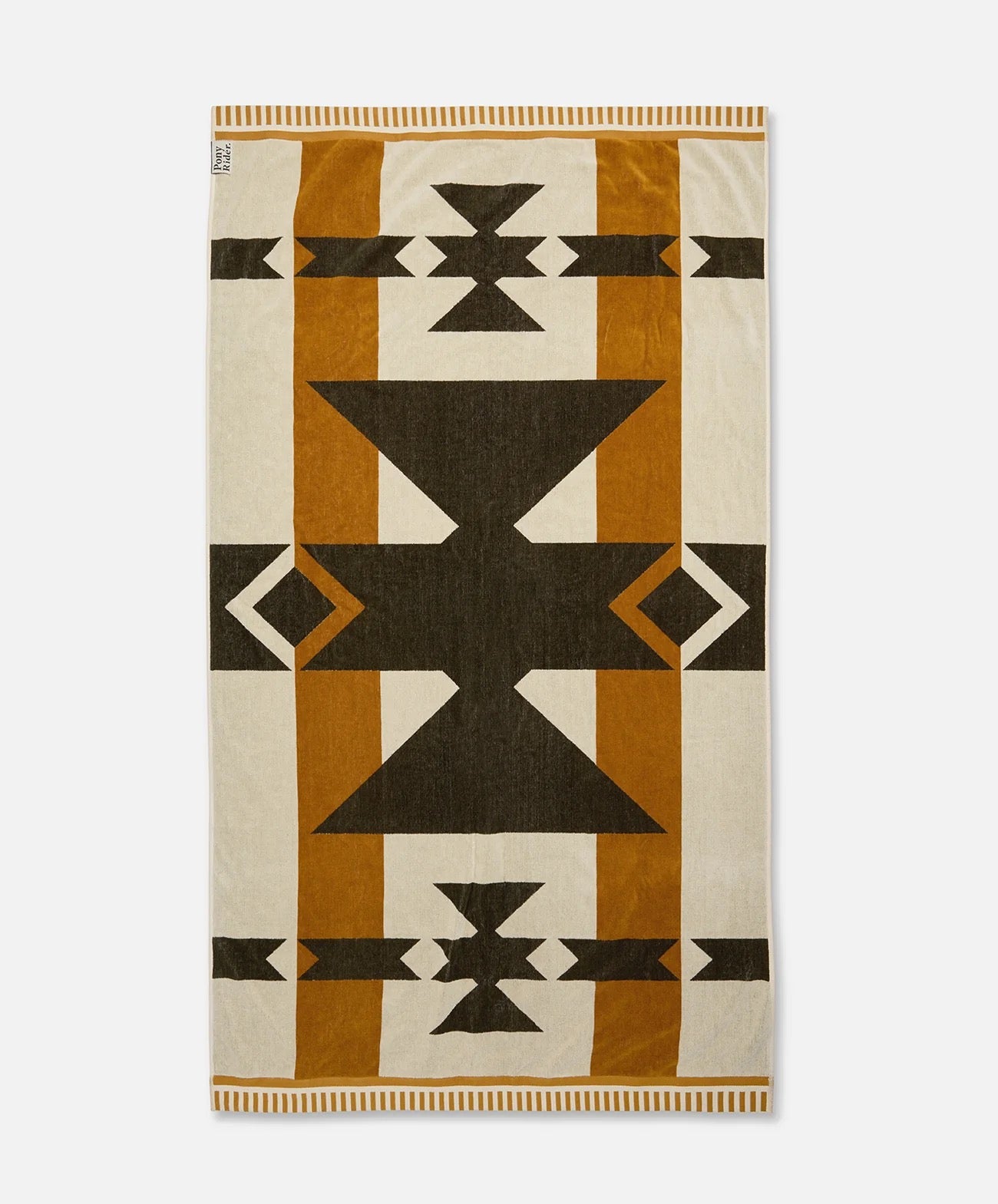 Rocky Mountain Towel | Natural / Black