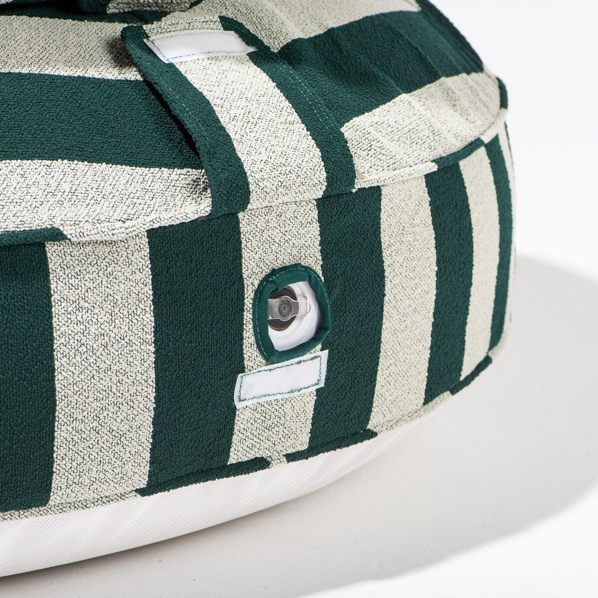 CANVAS POOL RING - TERRY GREEN STRIPE