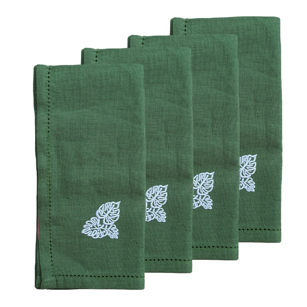 Herb Napkin Set x4