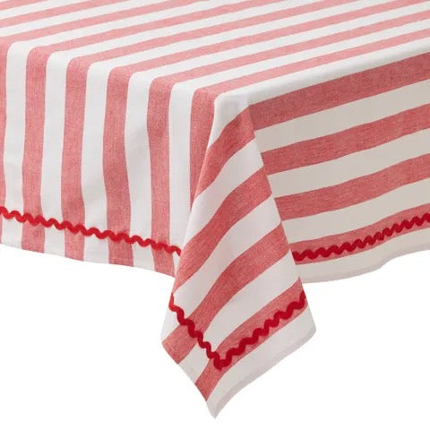 Red & White Table Cloth 250x150