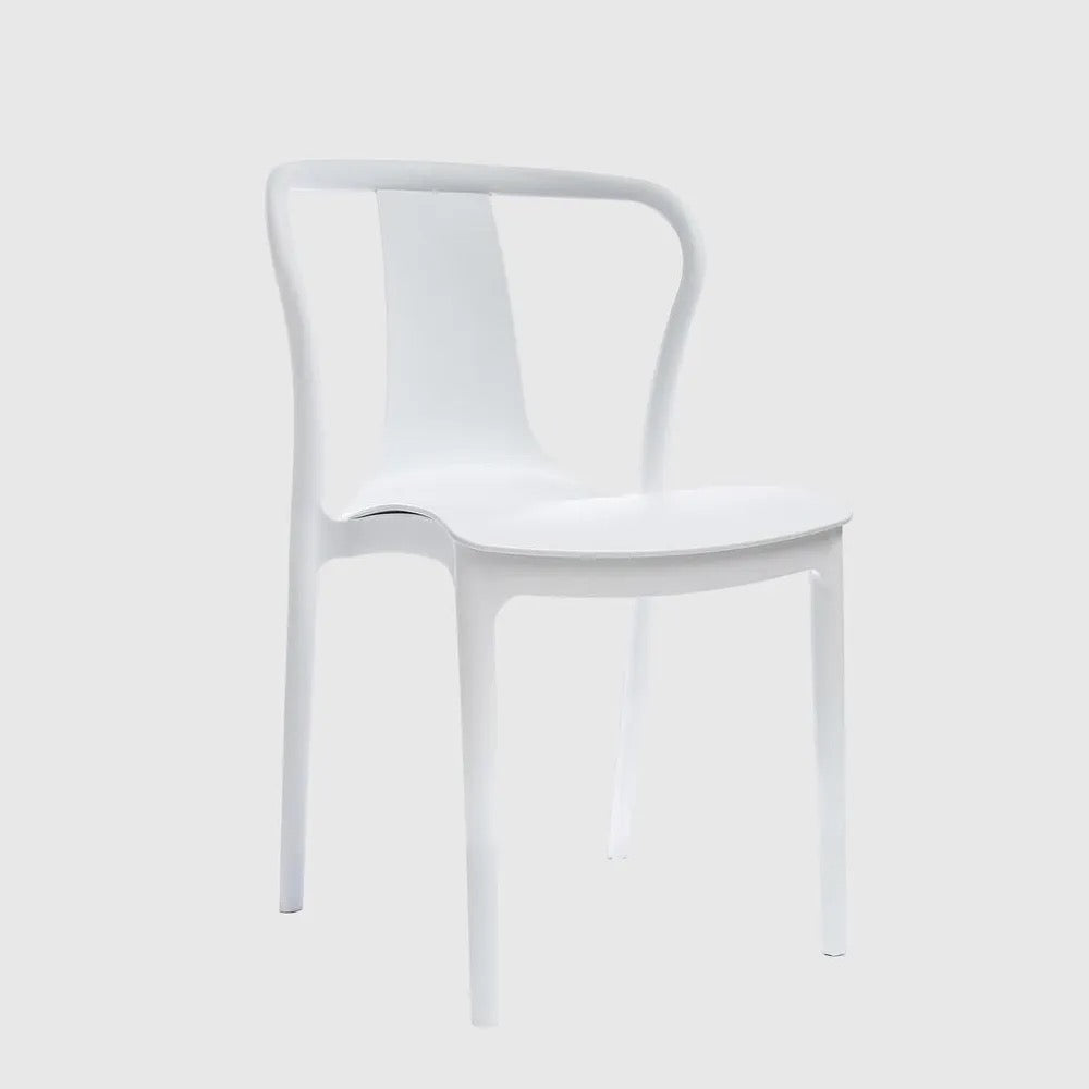 CONRAD DINING CHAIR ALL WEATHER WHITE -OUTDOOR