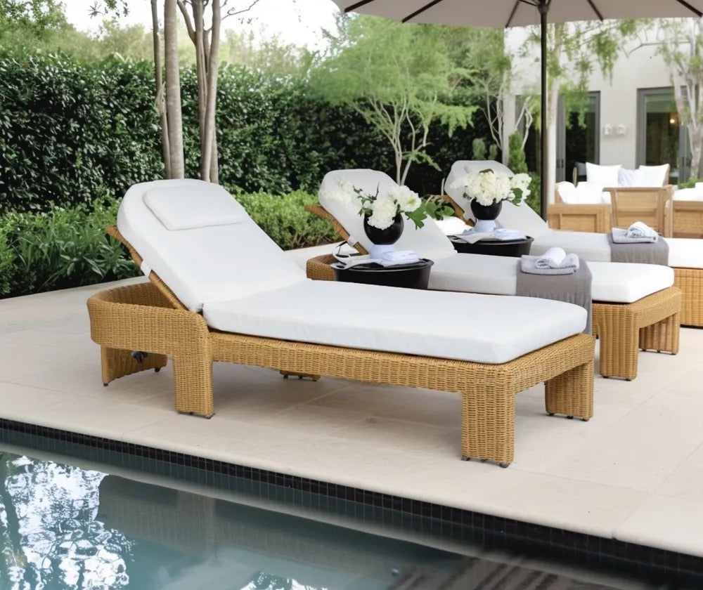 CASSIUS SUNLOUNGE NATURAL OUTDOOR