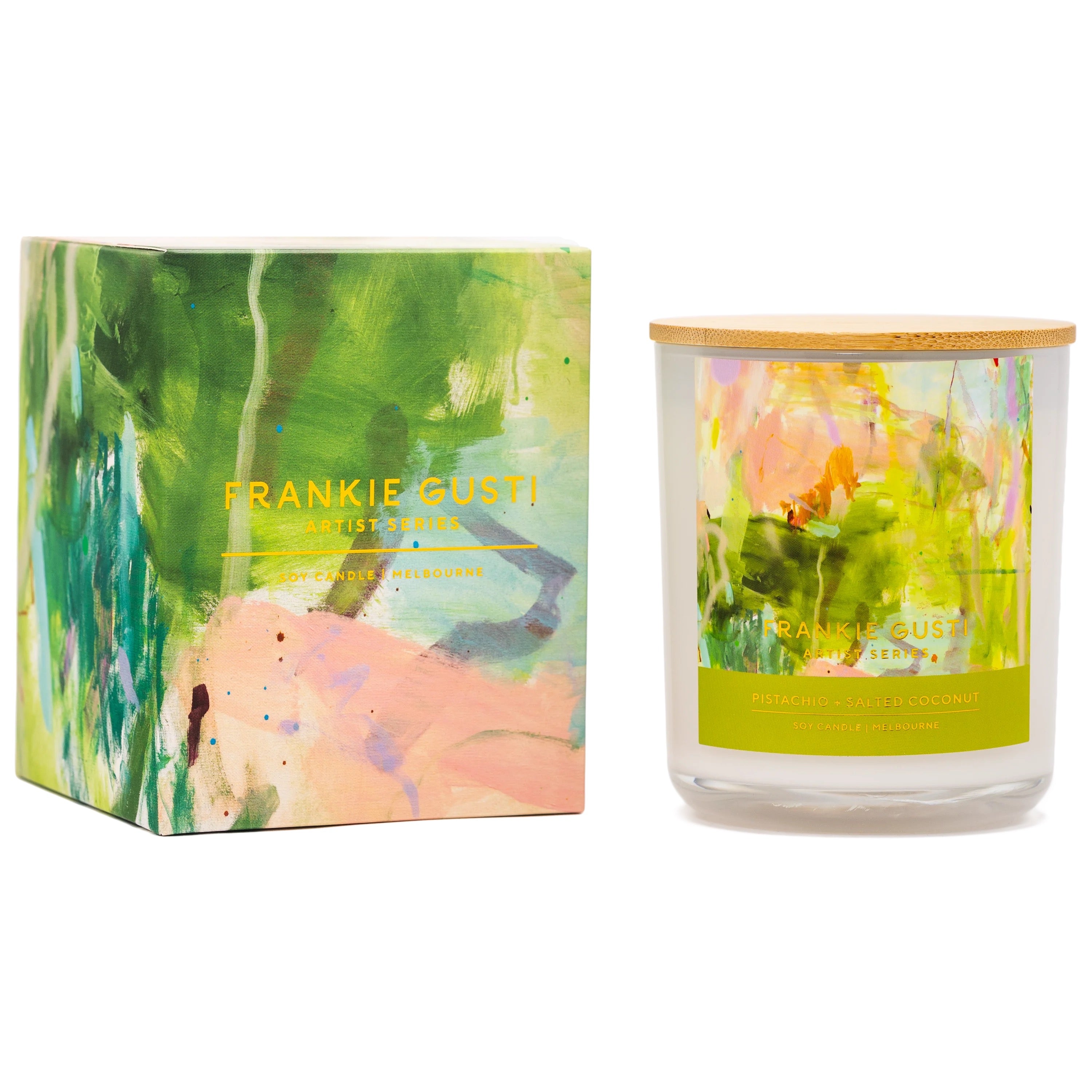 ARTIST SERIES CANDLE | PISTACHIO + SALTED COCONUT | KATE ELIZA