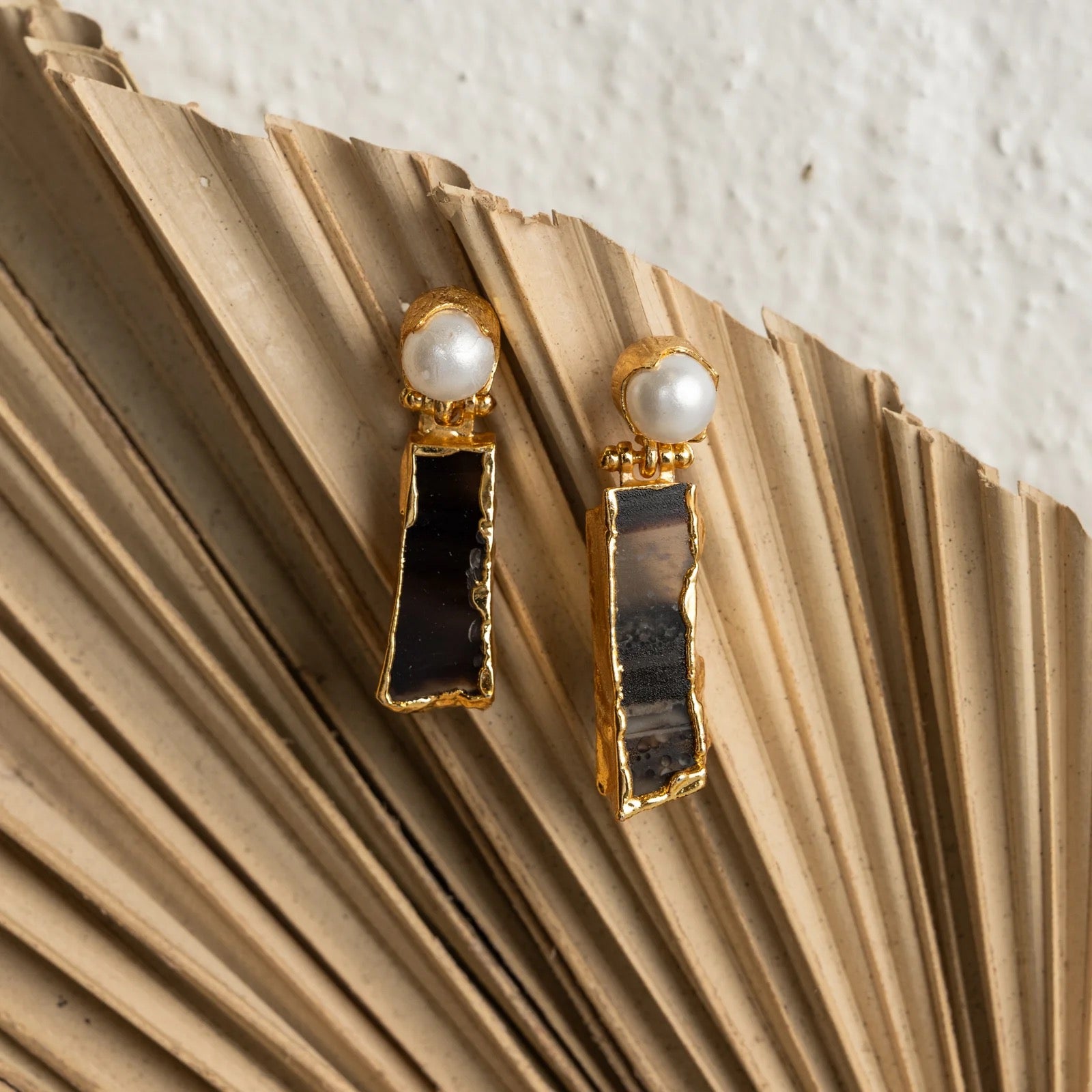 LEILA DOUBLE DROP EARRINGS