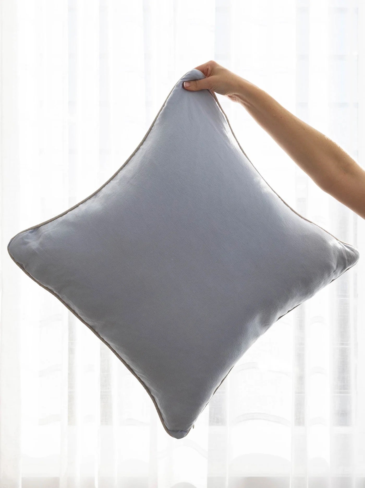 Piper Linen 55CM Powder Blue