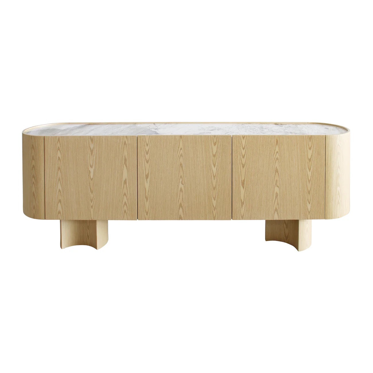 Otis Ceramic Inlay Sideboard - White Oak Veneer