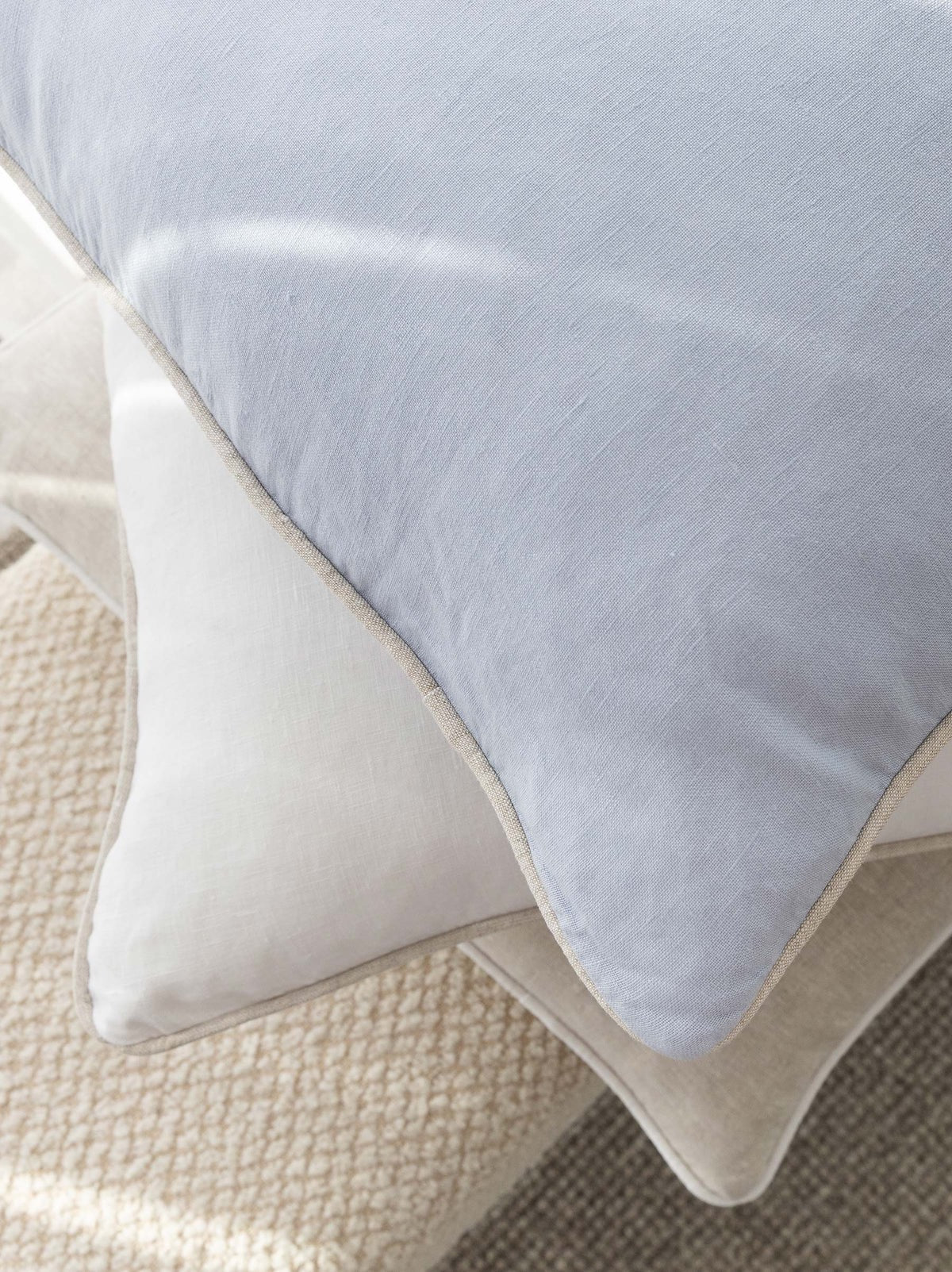 Piper Linen 55CM Powder Blue