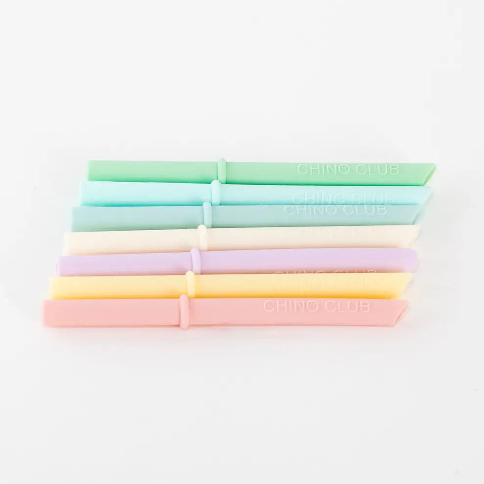 CHINO CLUB- Silicone Straws