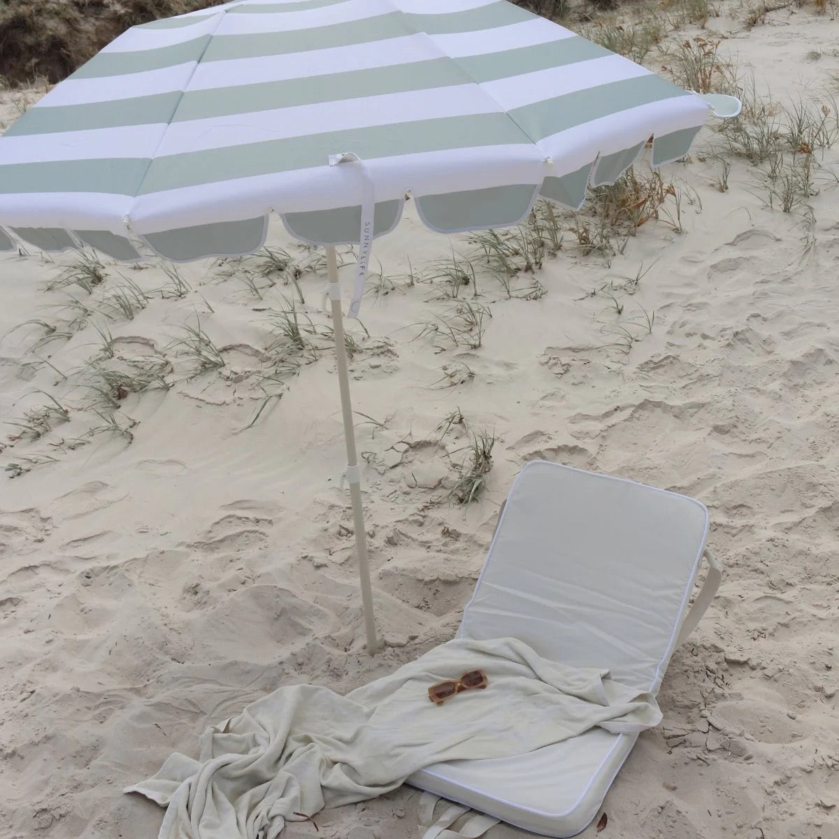 BEACH UMBRELLA - SEA SAGE
