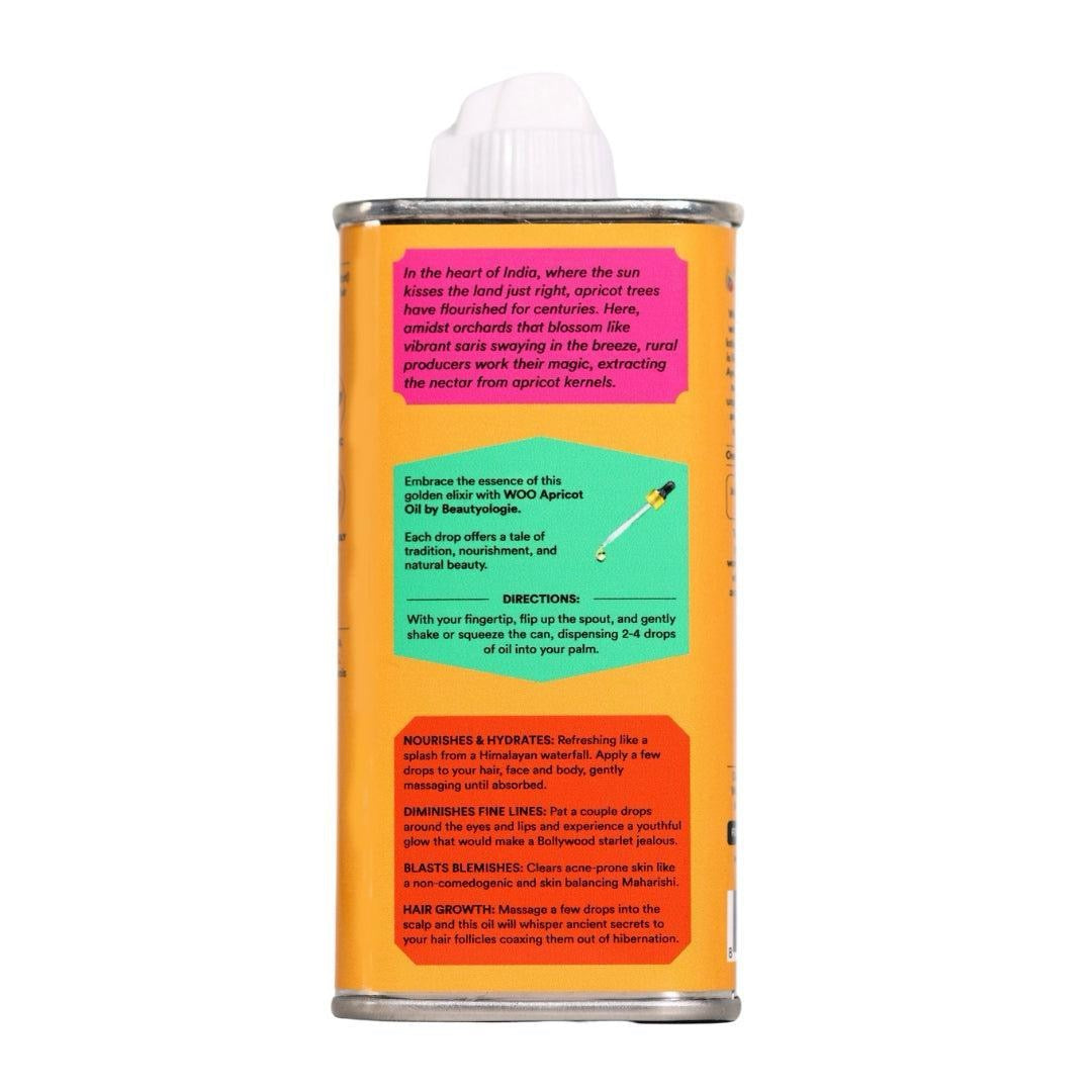 WOO Apricot Oil – The Ultimate Hydrating Oil for Skin, Hair, and Body