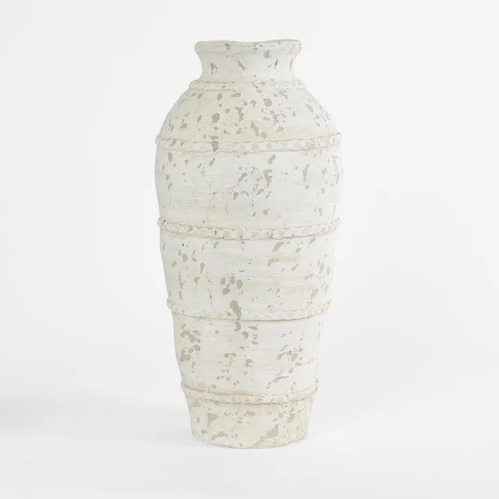 CORBIN VASES- WHITE