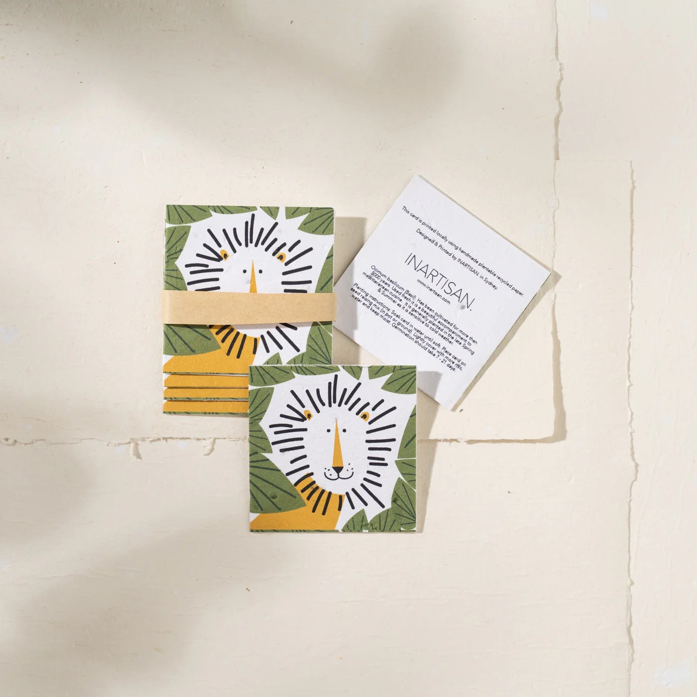 Plantable Gift Tag -Leo the Lion