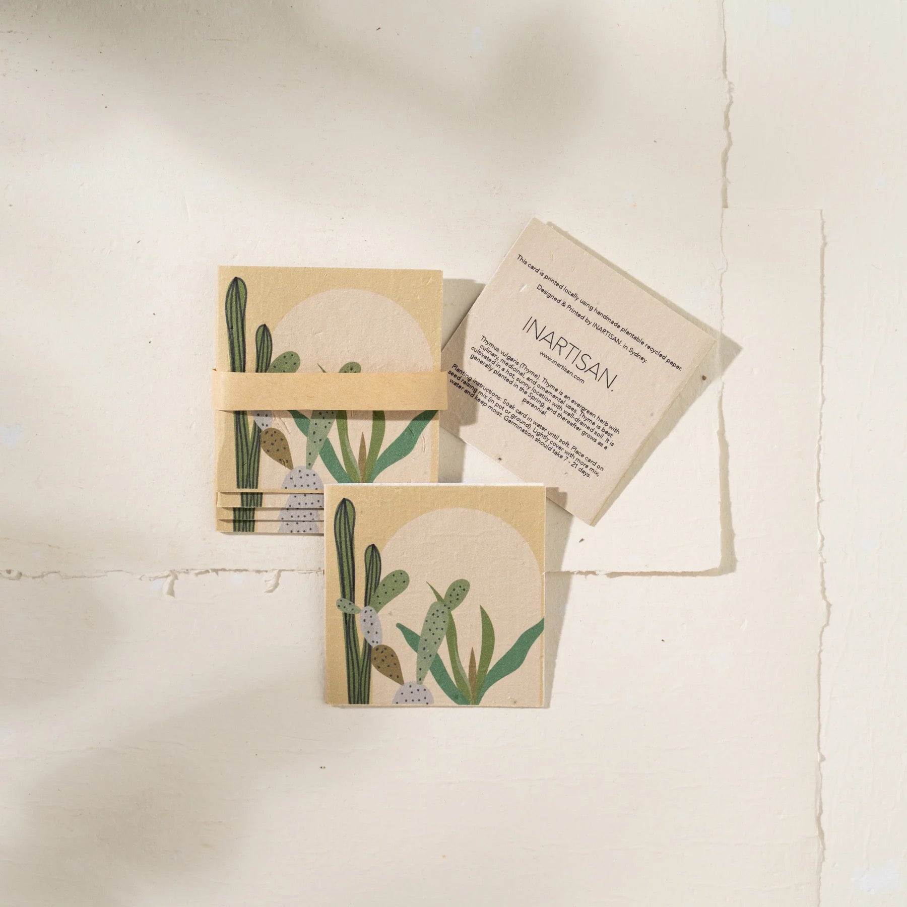 Plantable Gift Tag- Cactus