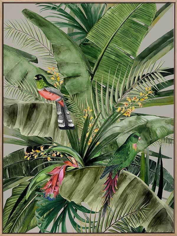 Paradise - Oak Box Frame Canvas - 90x60