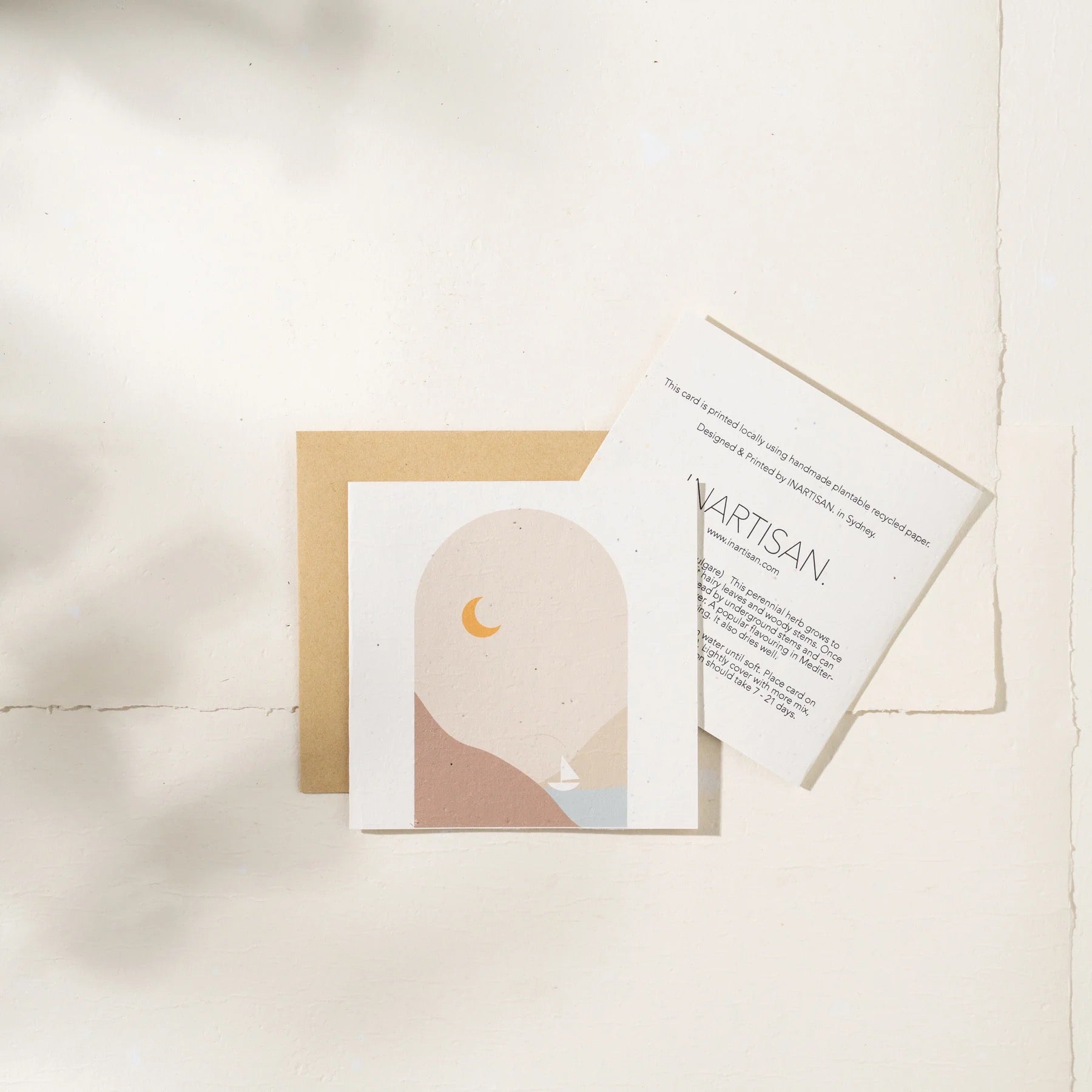 Plantable Card -Moonlit Sailing