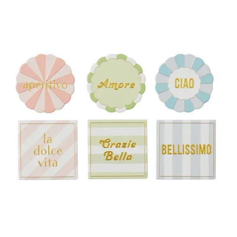 AMORE CERAMIC COASTERS