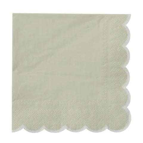 Scalloped Edge Napkins – 20 Pack, 3-Ply