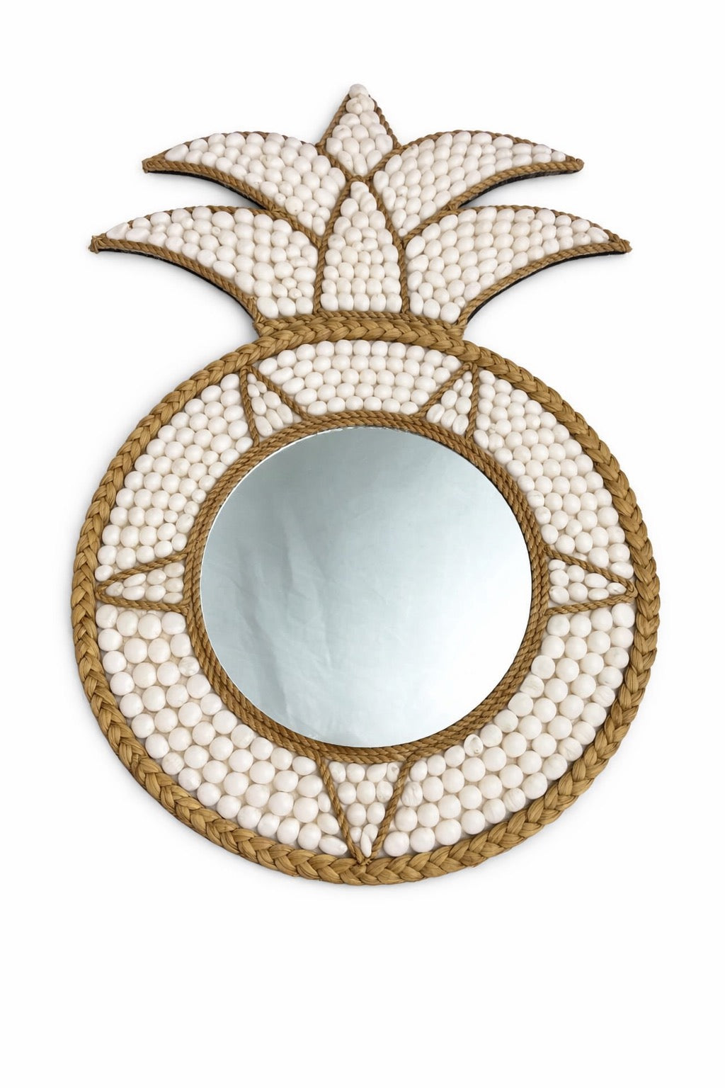 Shell Pineapple Mirror