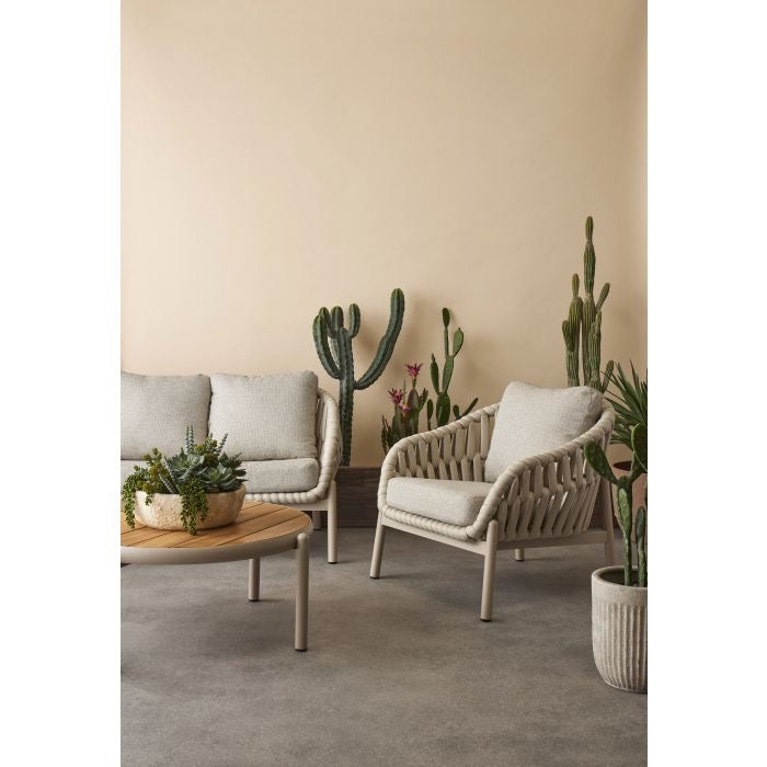 GRAND DESIGNS ELWOOD OUTDOOR COFFEE TABLE 2PCS SET NATURAL