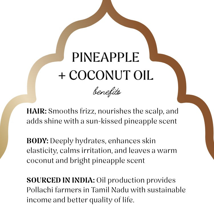 Woo Oil Pineapple and Coconut