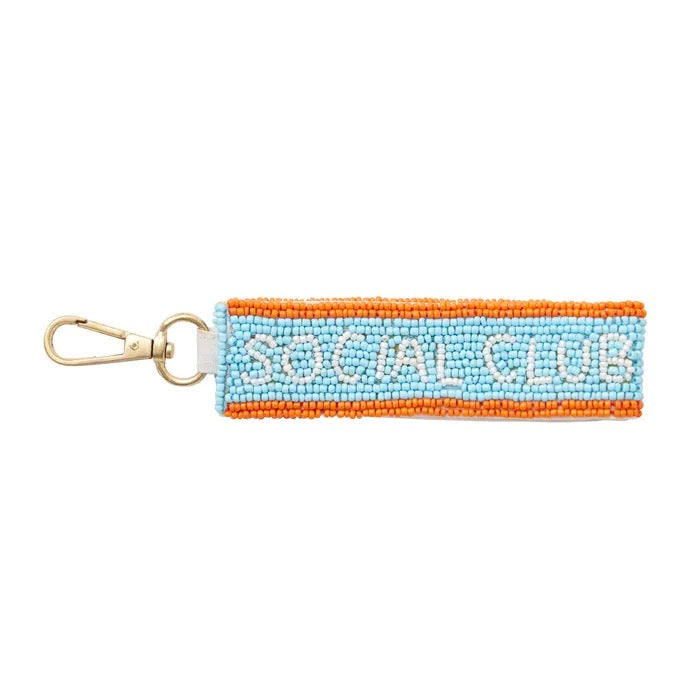 ASSORTED BEADED KEYRINGS