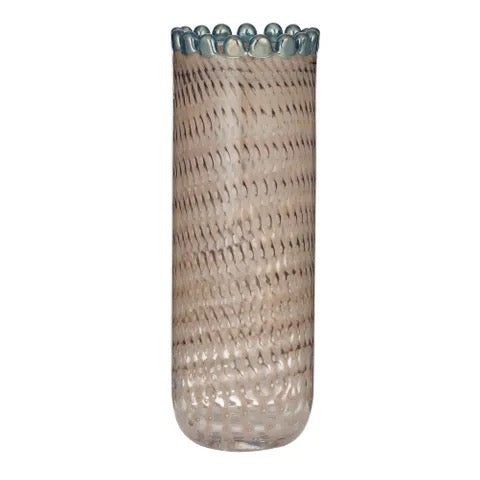 Selina Glass Vases - Nat/Steel
