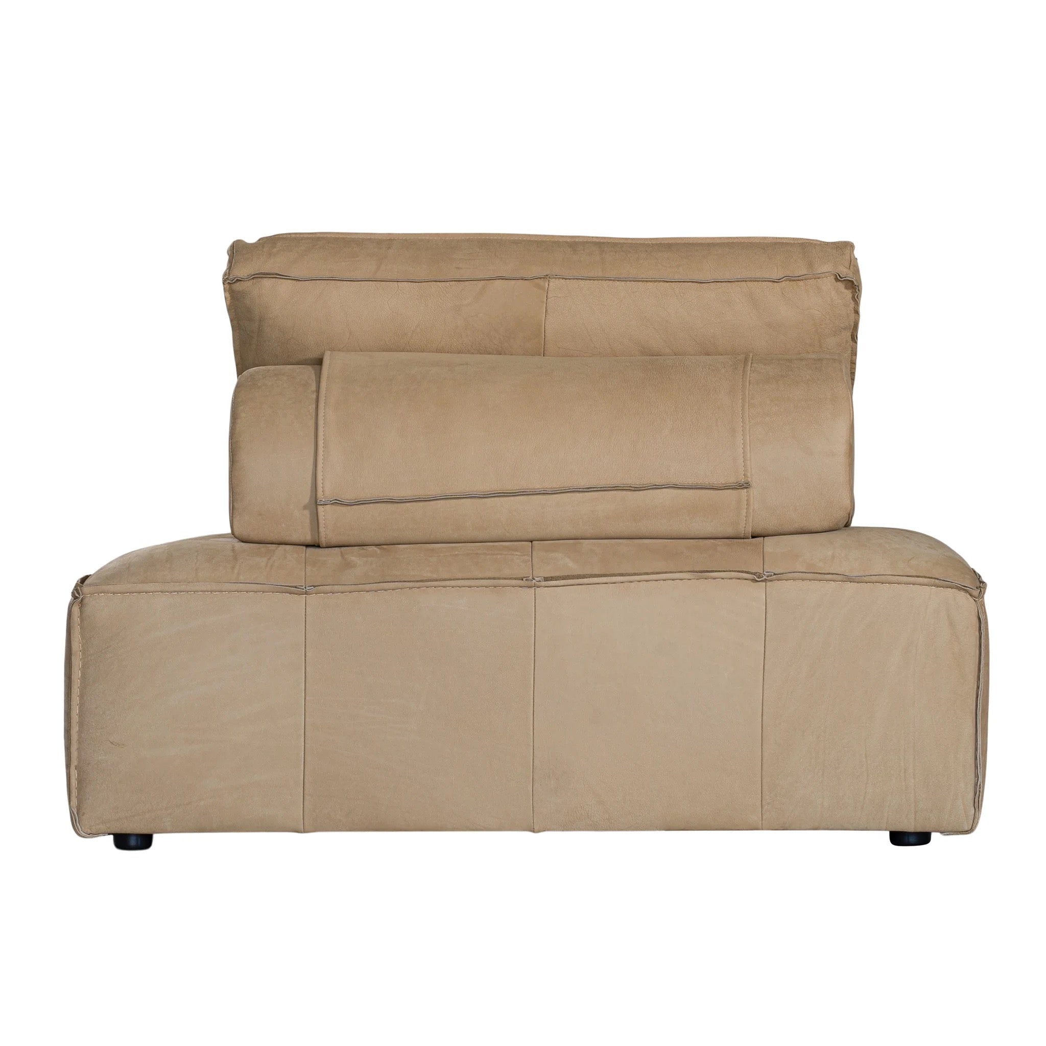 MAUI MODULAR LEATHER SOFA | CASHEW