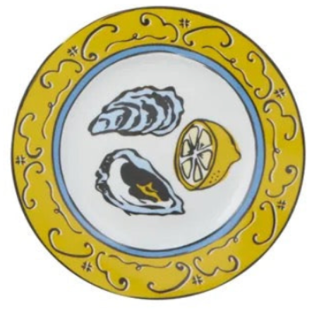 Deli Ceramic Plates 4 Assorted Designs