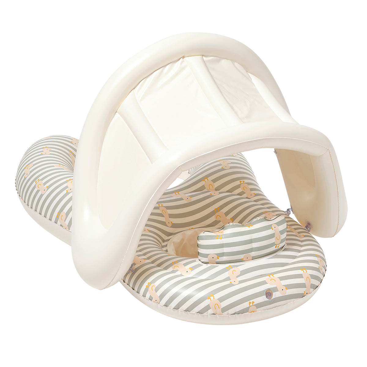 Float Together Baby Seat Duck Sage Stripe