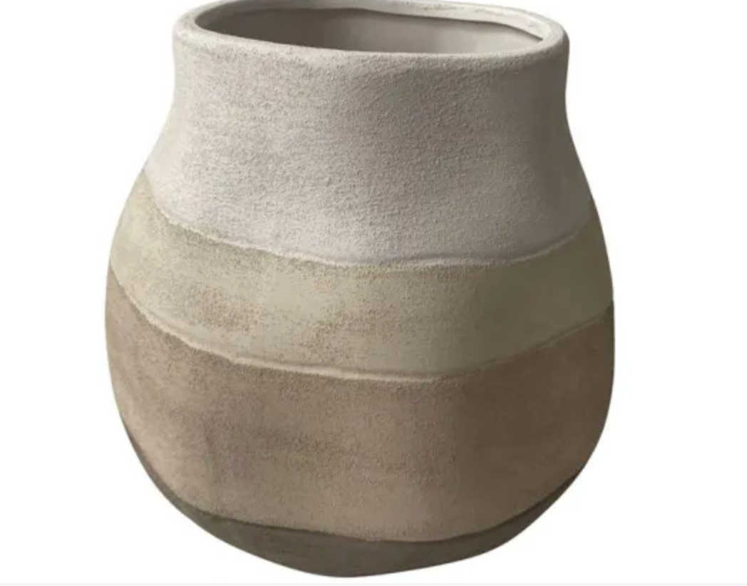 SAHARA STONEWARE VASES - EARTH TONES