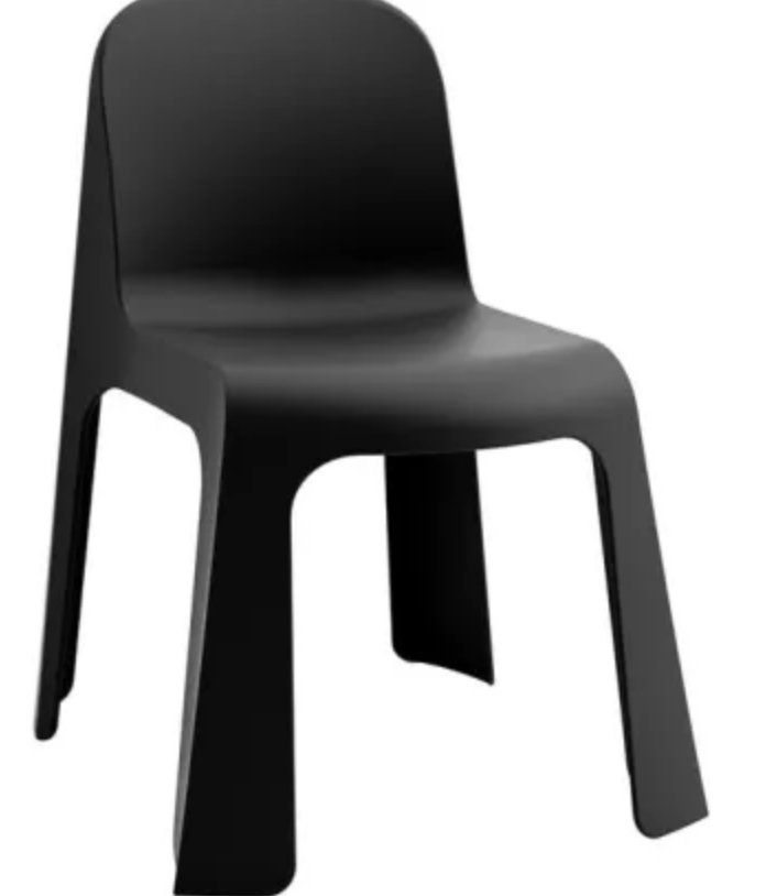 VAST OUTDOOR DINING CHAIR - BLACK