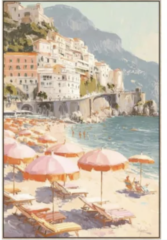 CINQUE TERRE B FRAMED CANVAS