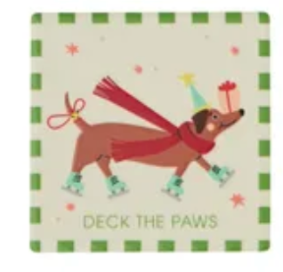 Xmas Dog Coasters