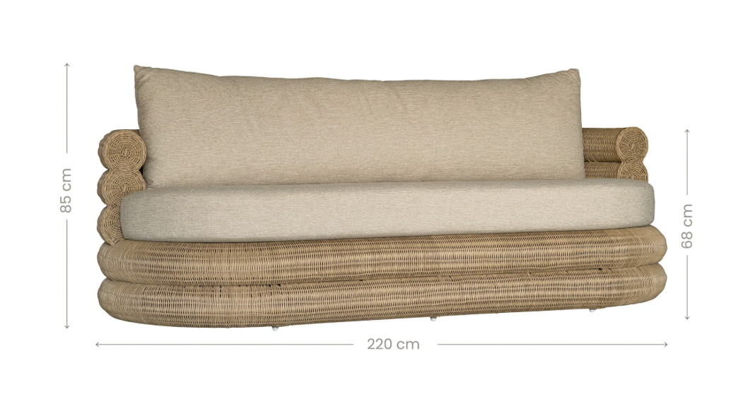 Satori Outdoor Three Seater Sofa/ Uniqwa Collections