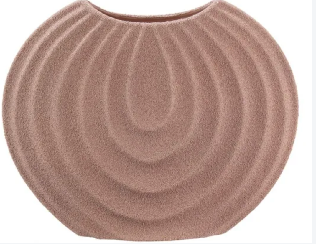 ZINNIA CERAMIC VASE - Biscuit