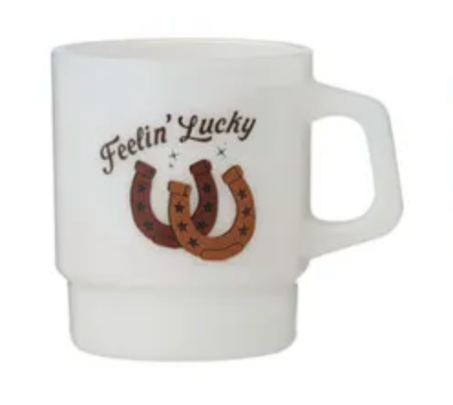 Rodeo Glass Mug Ivory