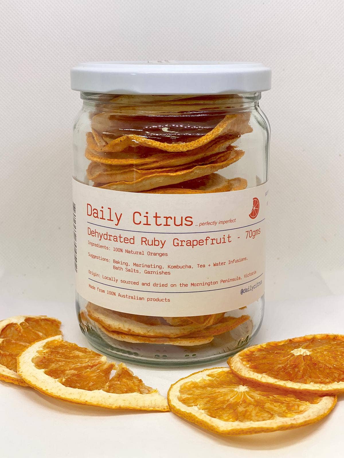 Daily Citrus - Imperfect Natural Dehydrated Ruby Grapefruit