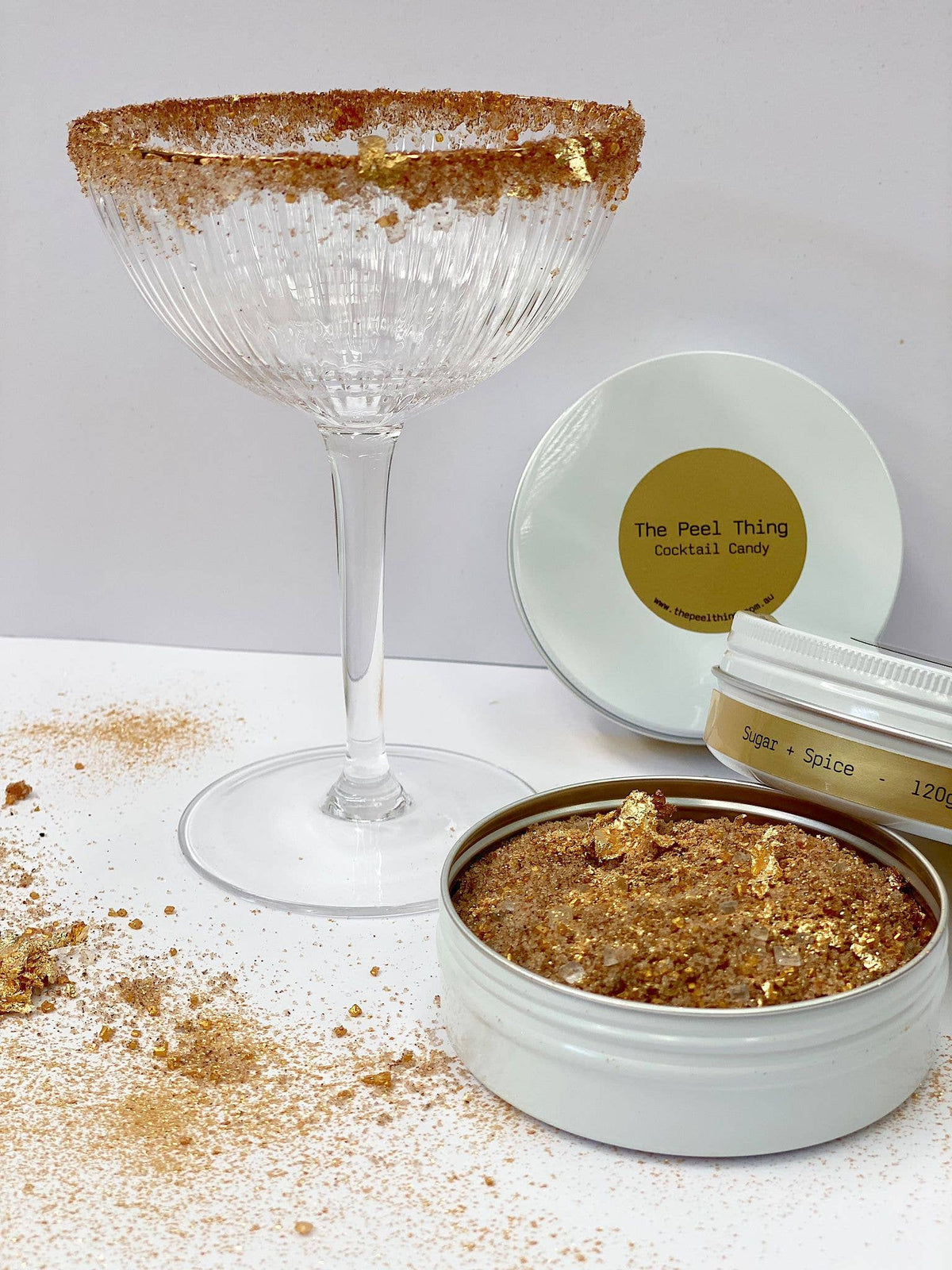 Cocktail Candy  Sugar Rims - Christmas Sugar + Spice